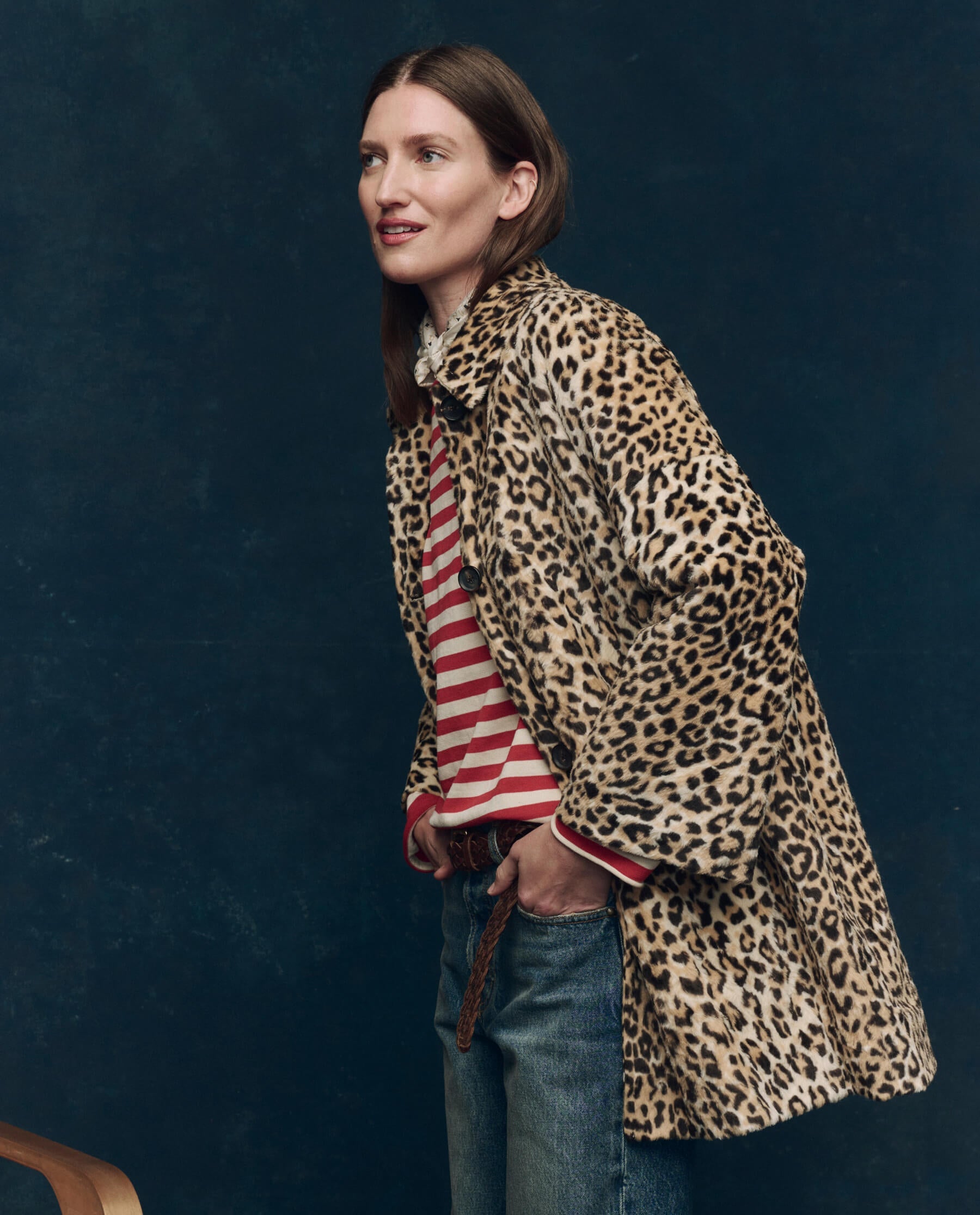 The Car Coat. -- Vintage Leopard