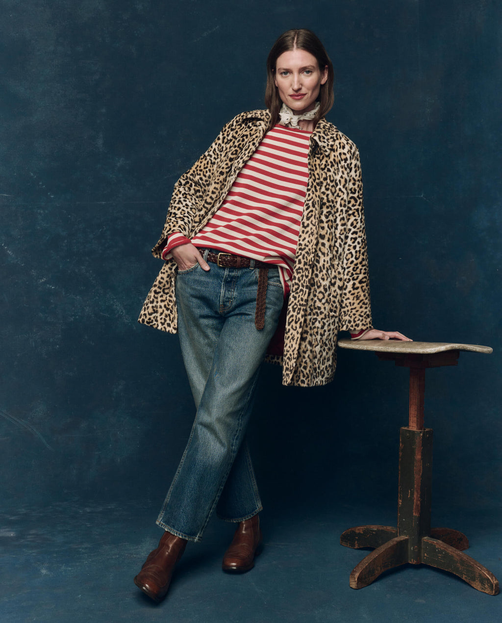 The Car Coat. -- Vintage Leopard