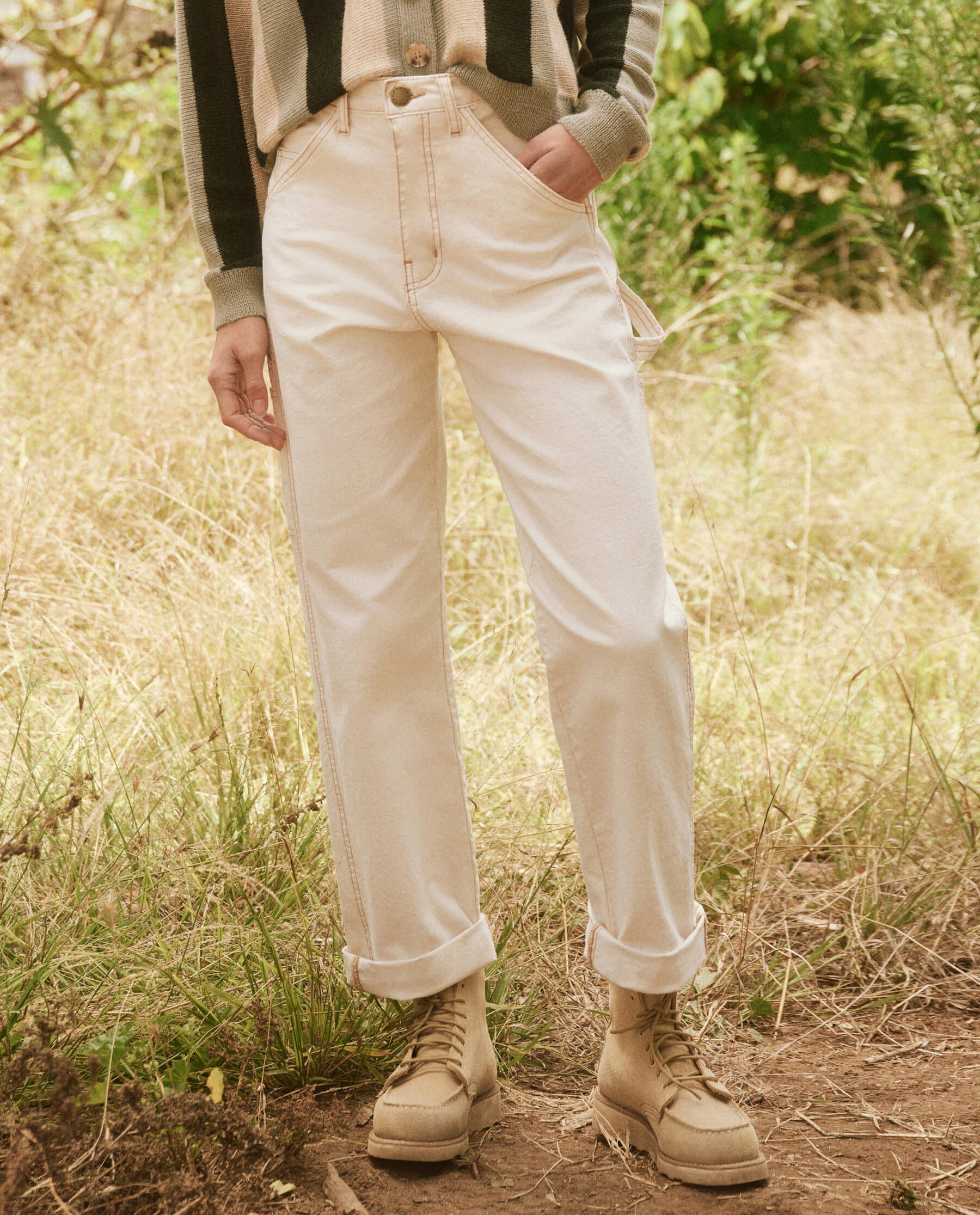 The Carpenter Pant. -- Natural