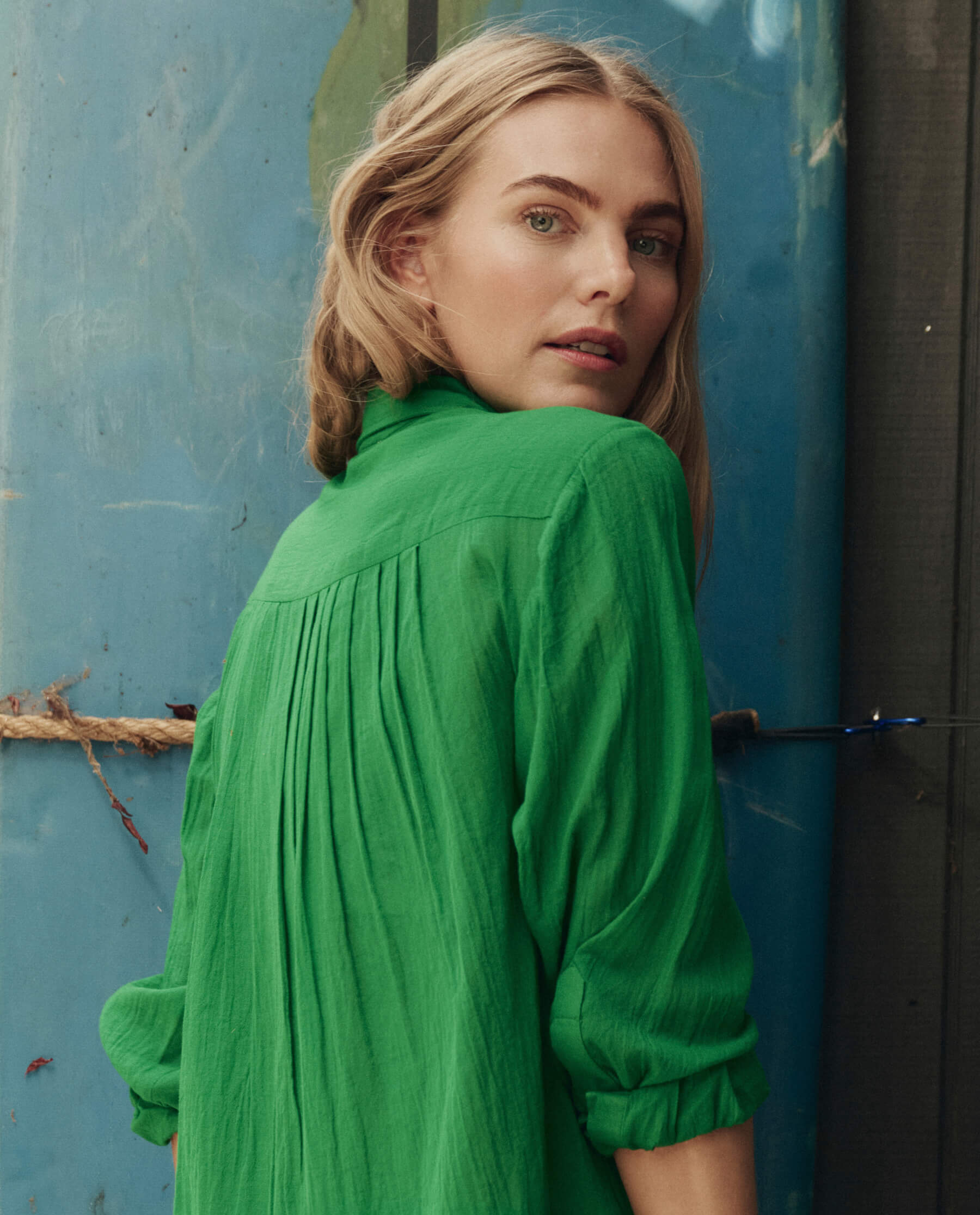 The Cove Shirt. -- Bright Sprig