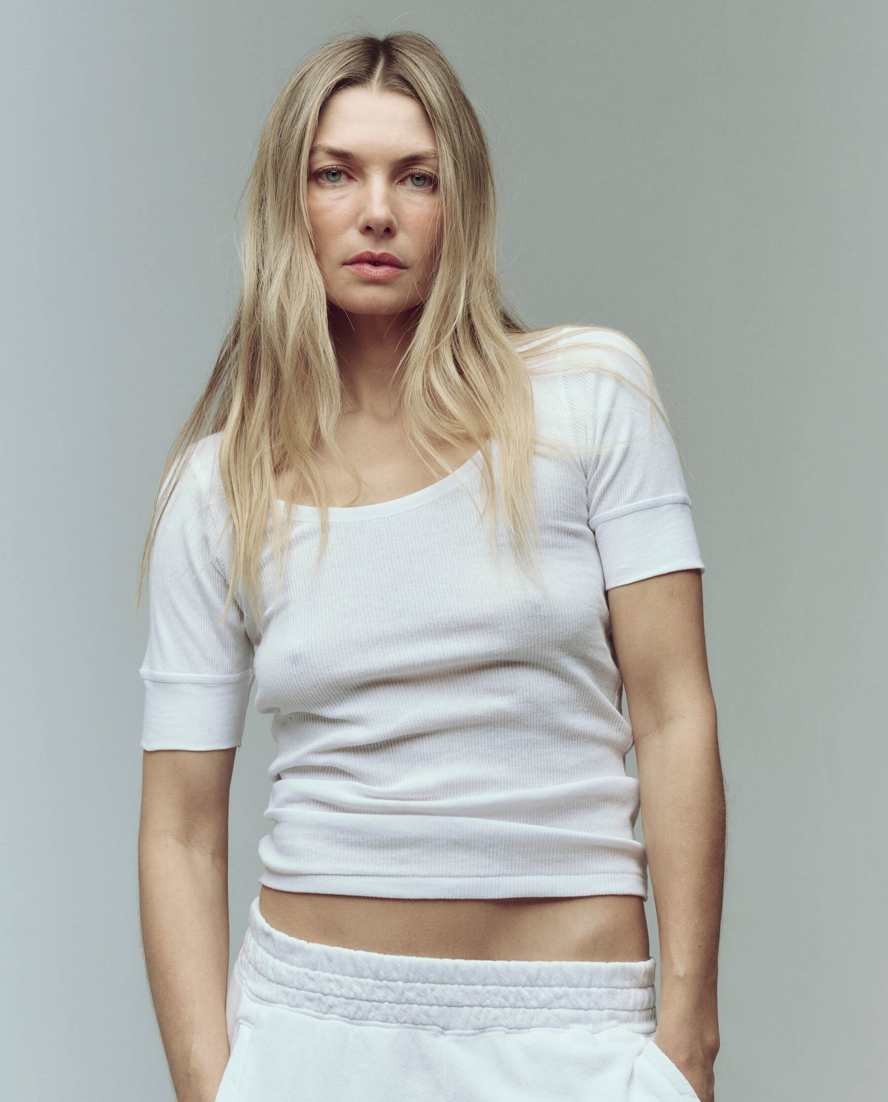 The Baby Rib Ballet Tee. -- True White