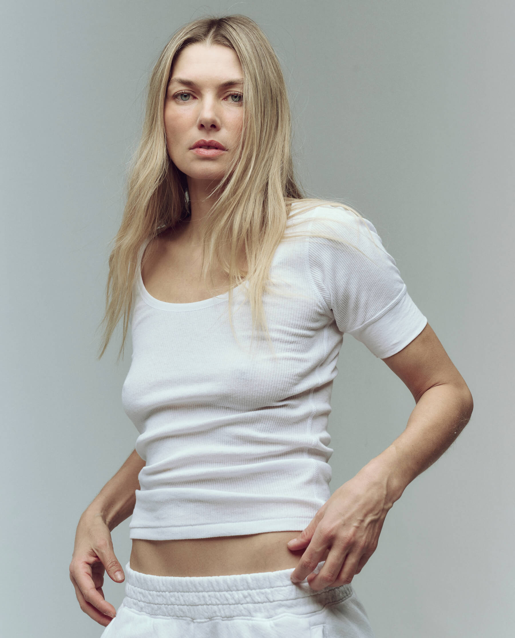 The Baby Rib Ballet Tee. -- True White