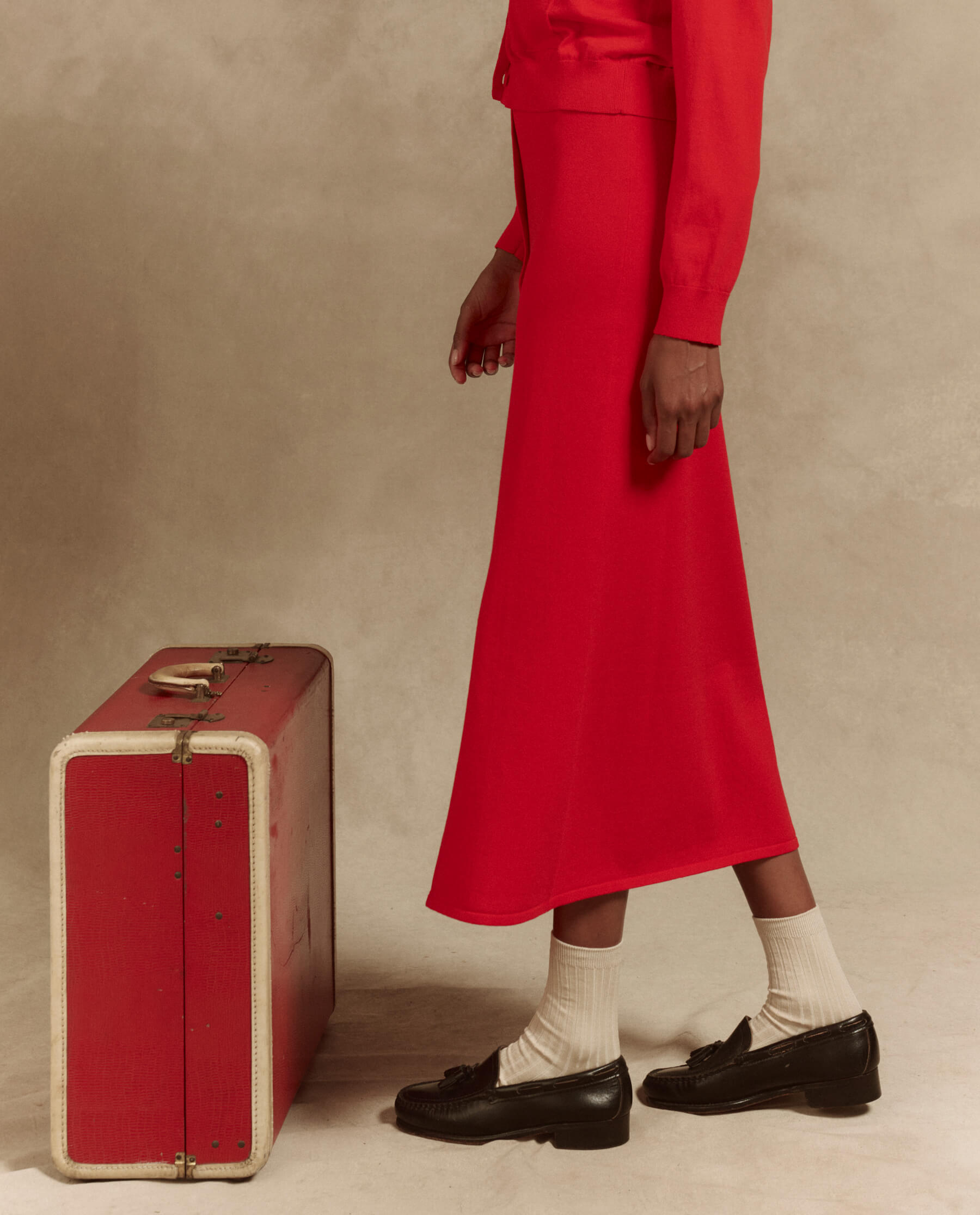 The Button Front Sweater Skirt. -- Tart