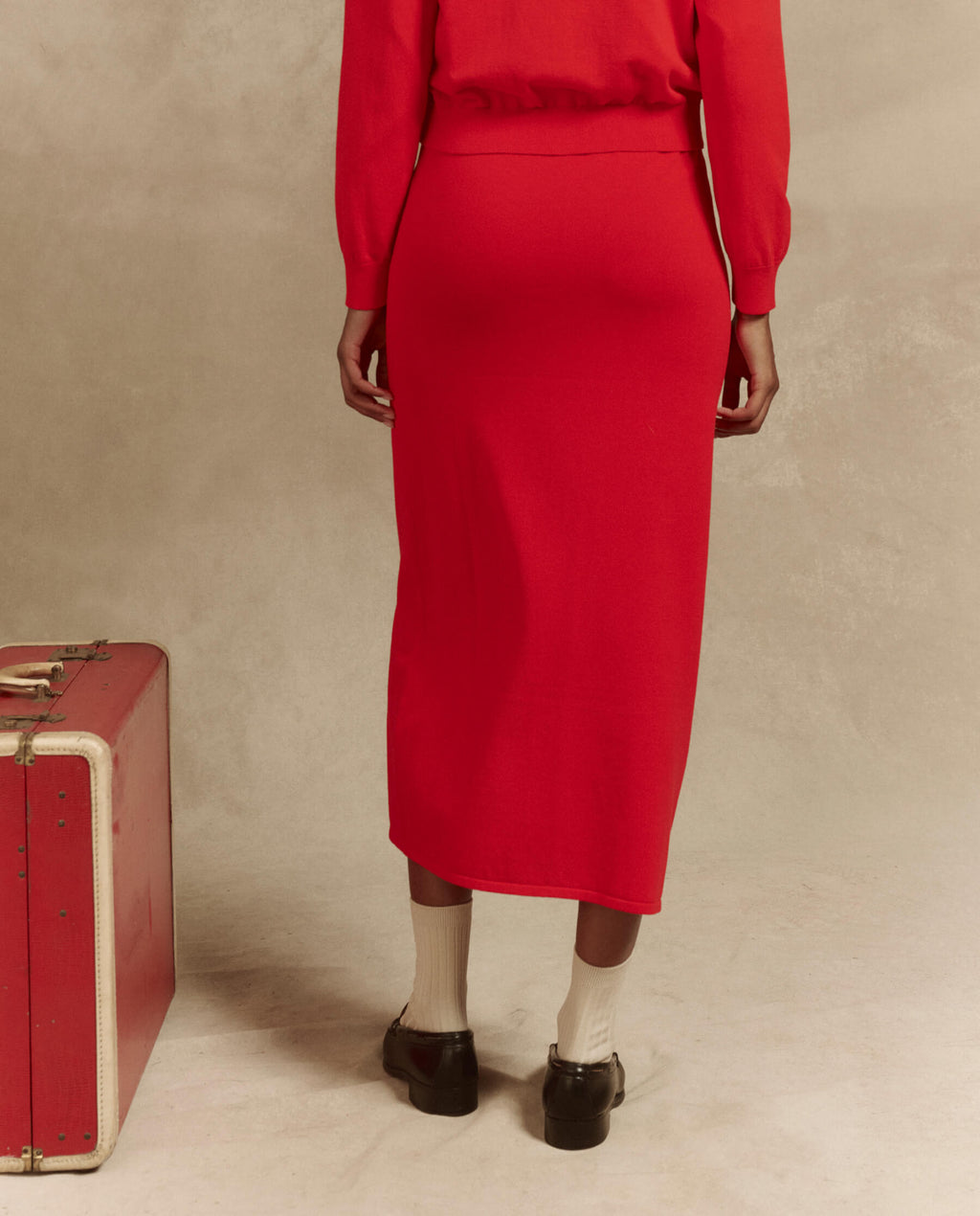 The Button Front Sweater Skirt. -- Tart