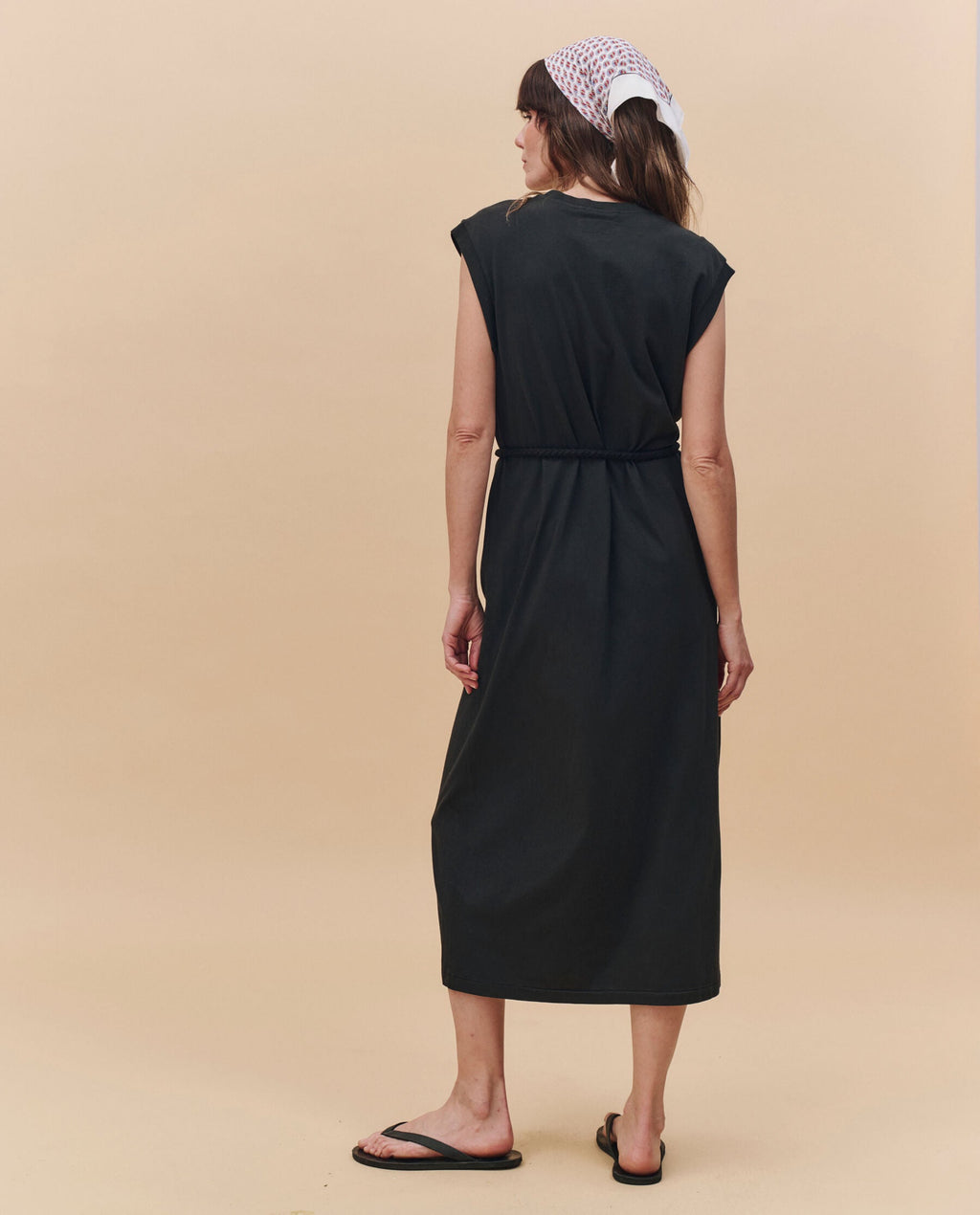 The Square Tee Dress. -- Almost Black