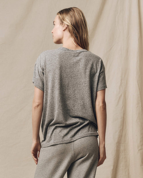 The Boxy Crew. Solid -- Heather Grey
