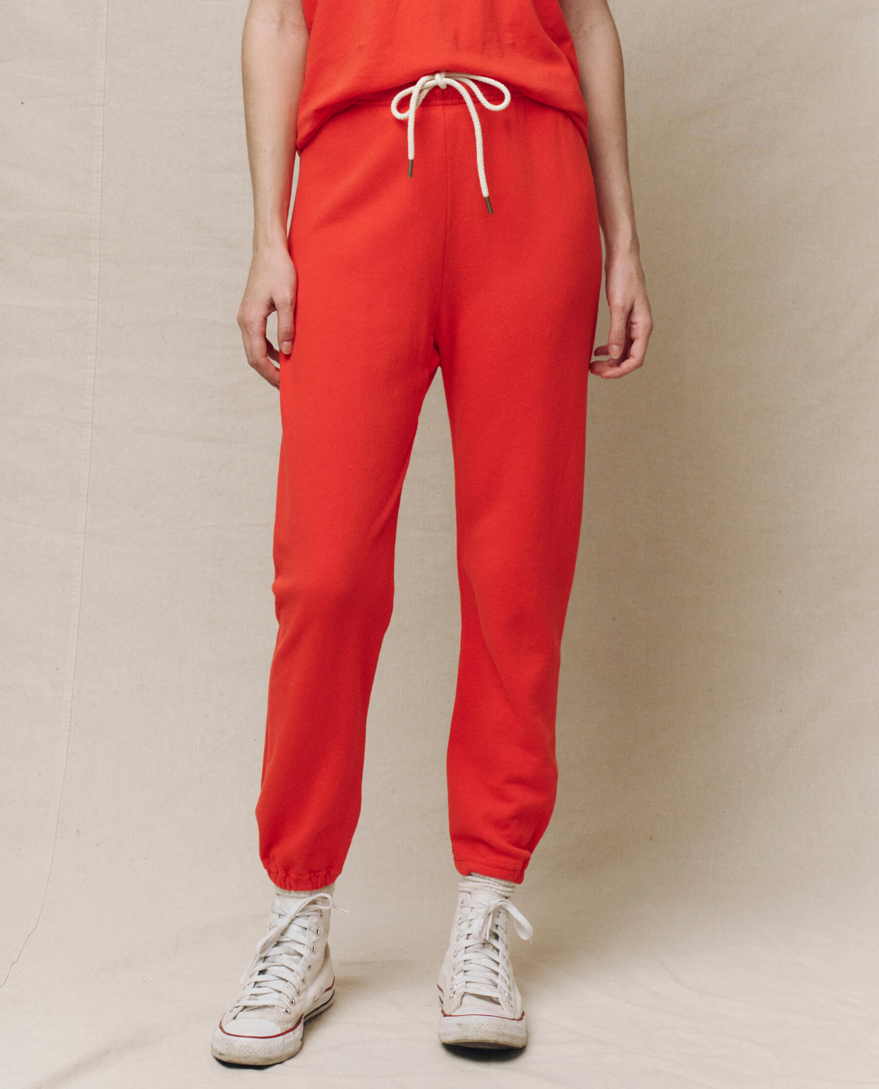 The Stadium Sweatpant. Solid -- Tart