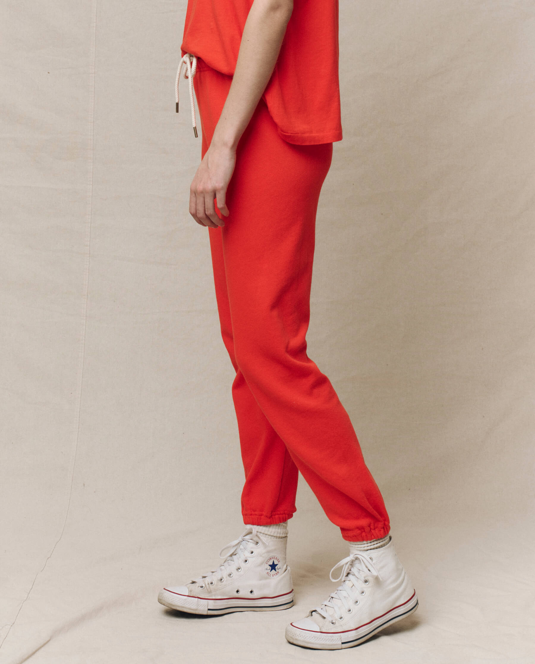The Stadium Sweatpant. Solid -- Tart