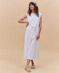 The Square Tee Dress. -- True White