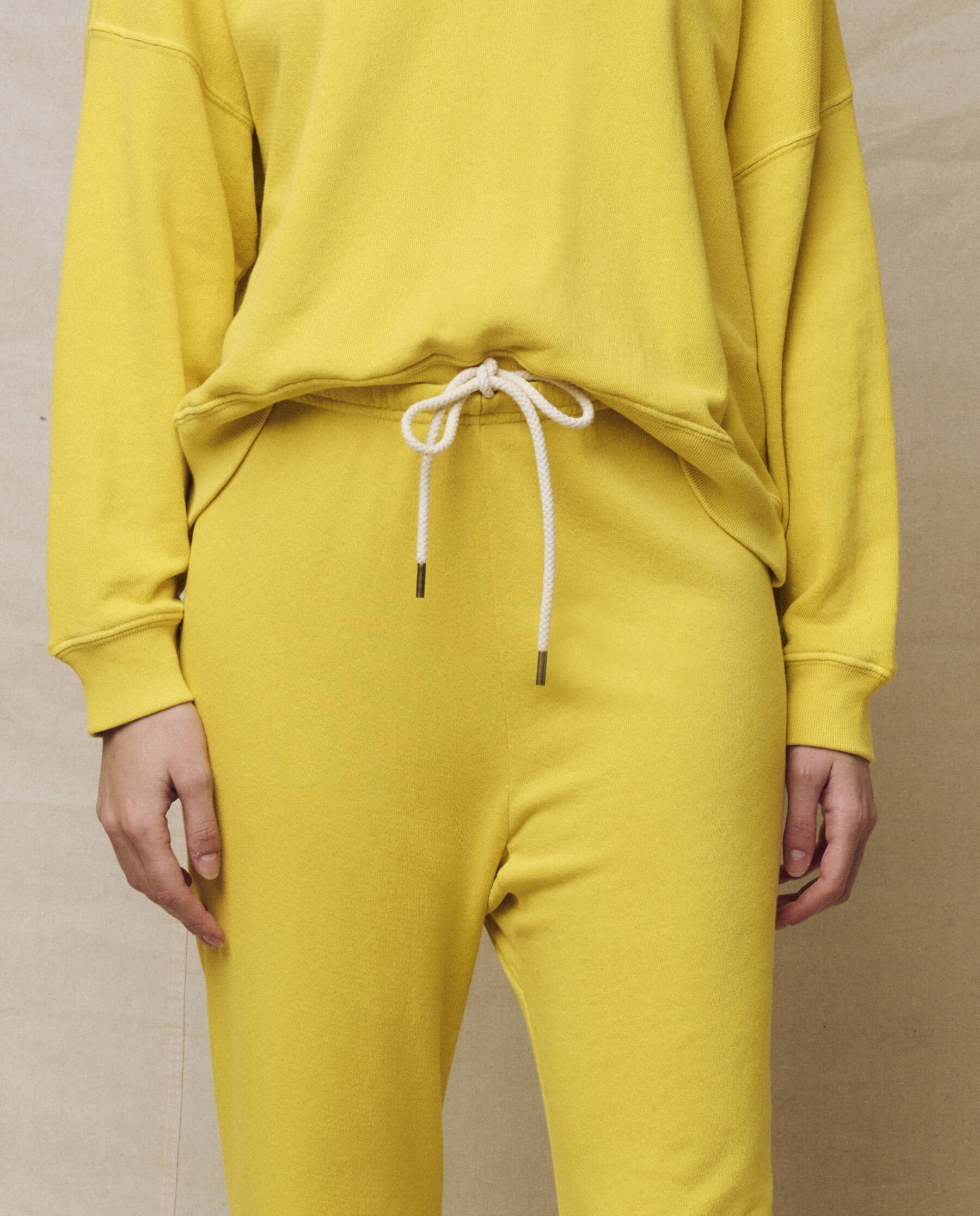 The Stadium Sweatpant. Solid -- Daffodil