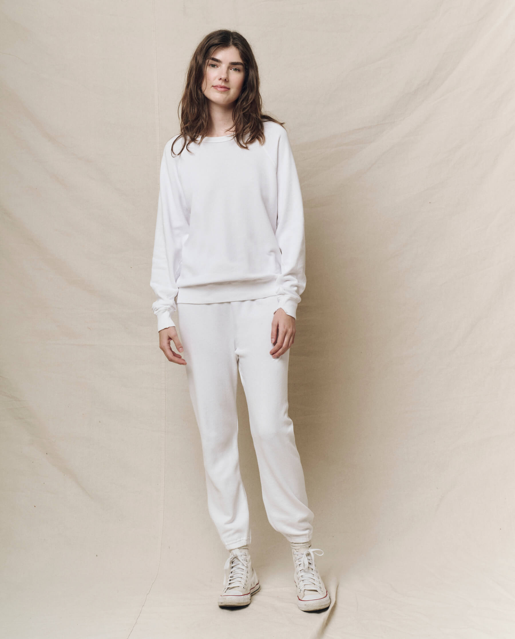 The Stadium Sweatpant. Solid -- True White