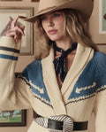 The Stetson Western Bandana. -- Navy