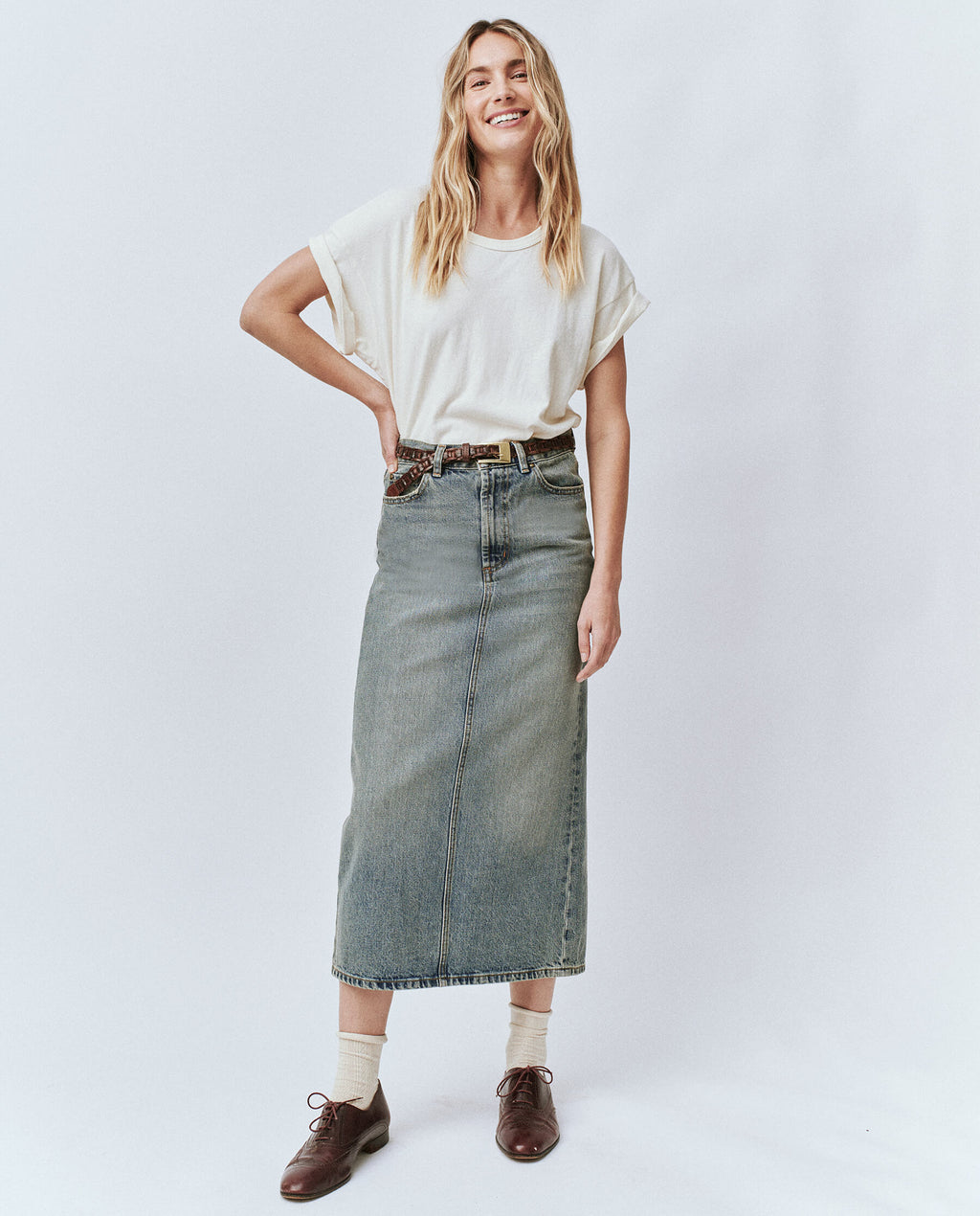 The Column Skirt. -- Monterey Wash