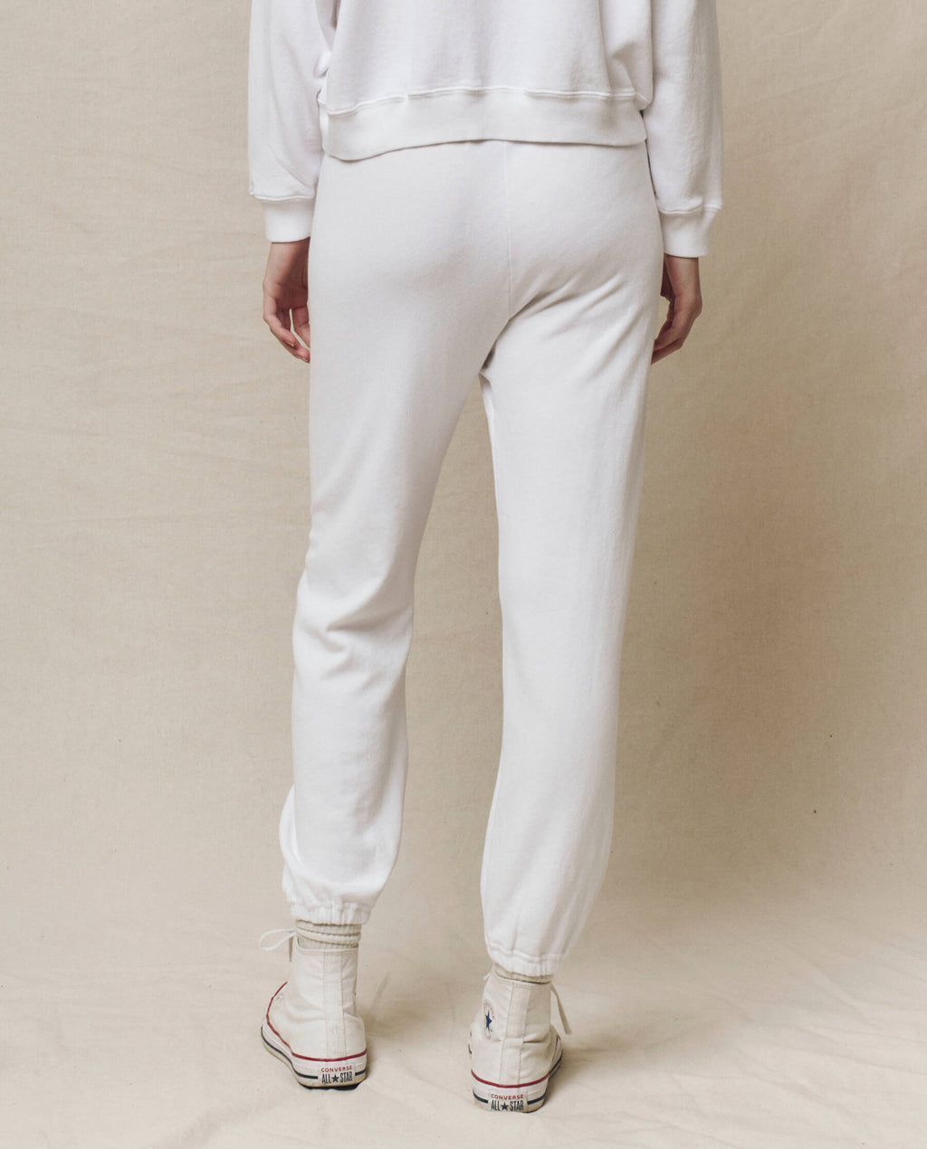 The Stadium Sweatpant. Solid -- True White