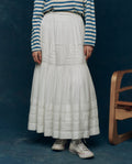 The Victorian Skirt. -- White