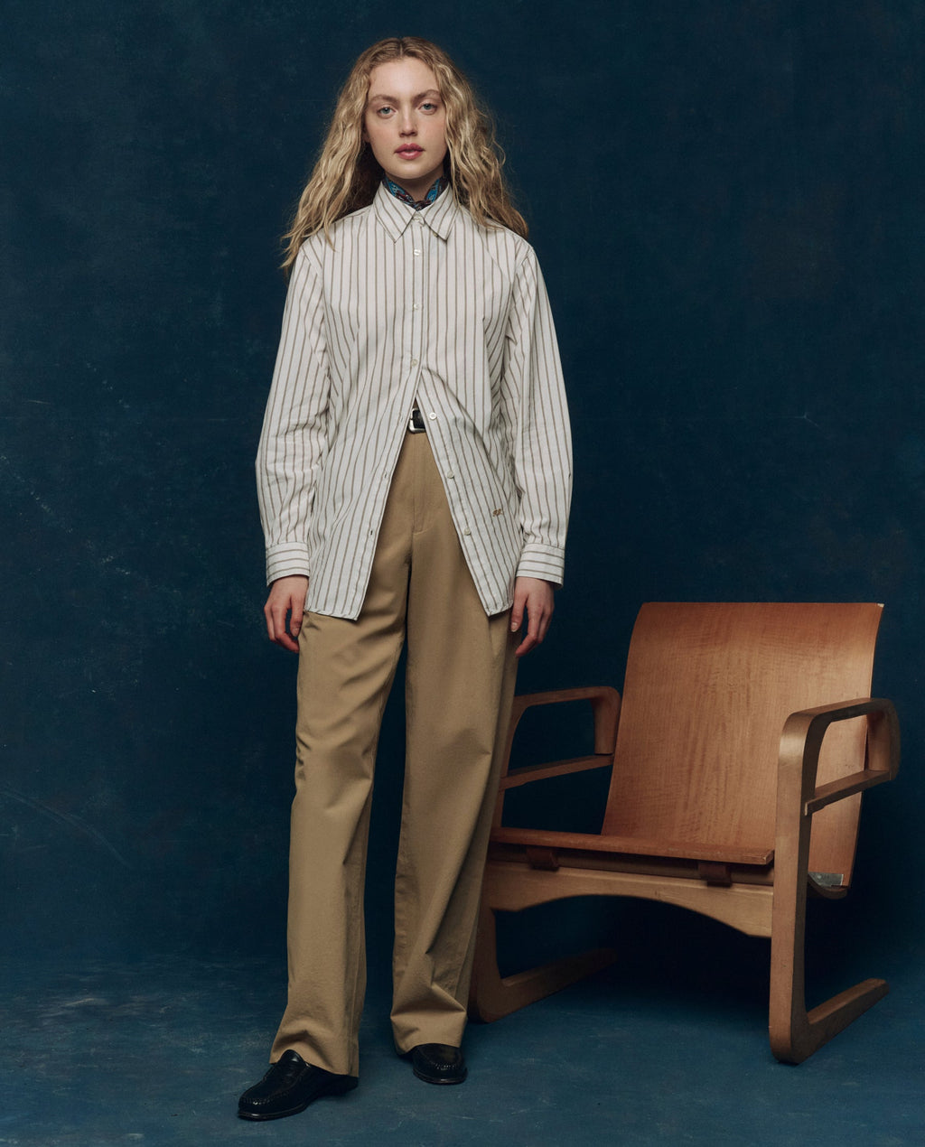 The Menswear Button Up. -- Ivy League Stripe