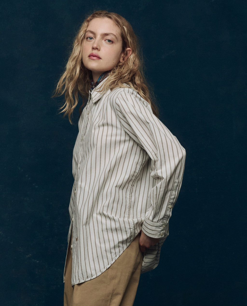 The Menswear Button Up. -- Ivy League Stripe