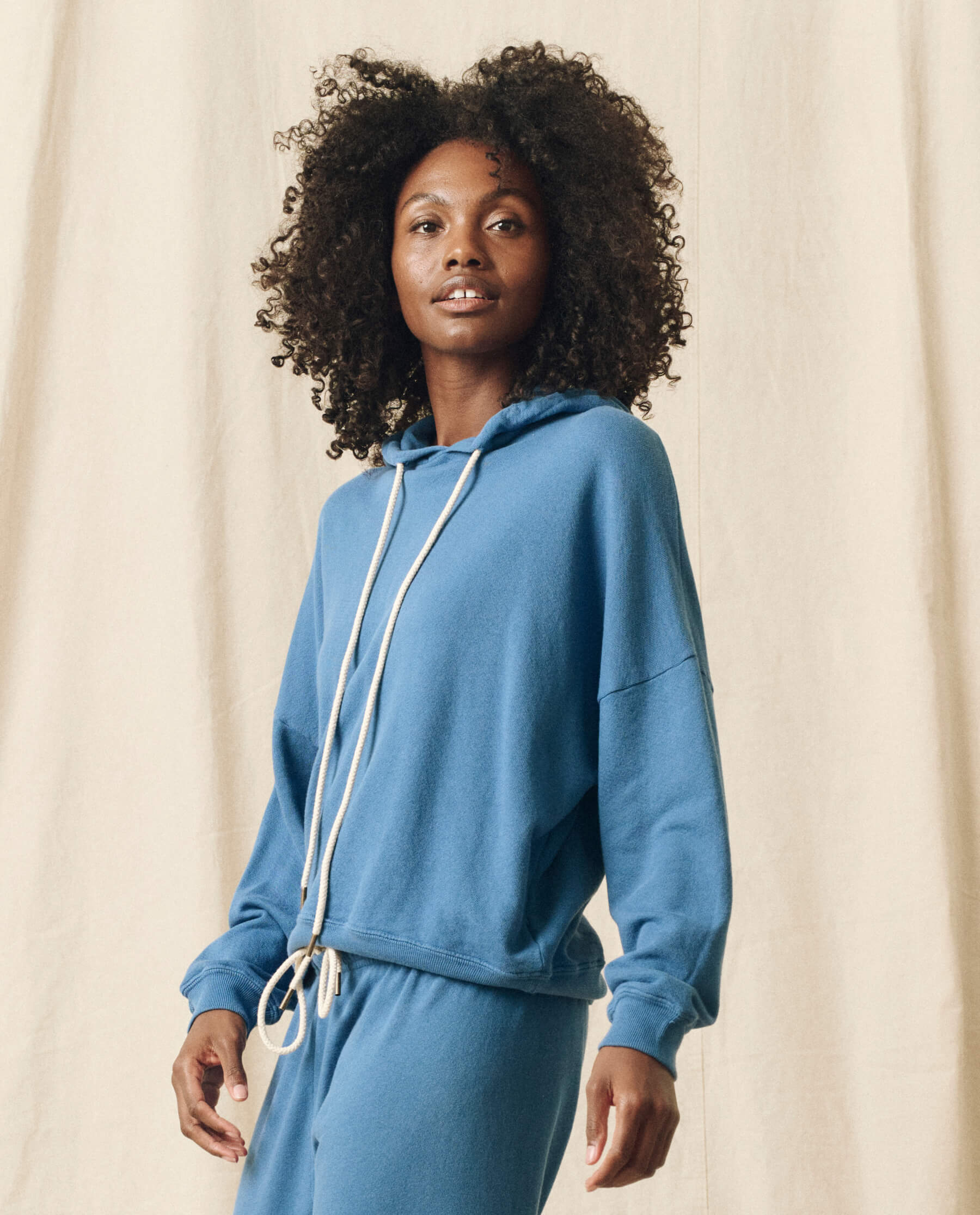 The Teammate Hoodie. Solid -- Glacier Blue
