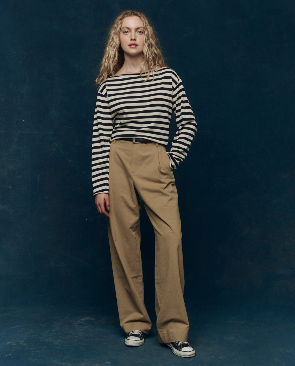 The Sailor Sweater. -- Black Stripe