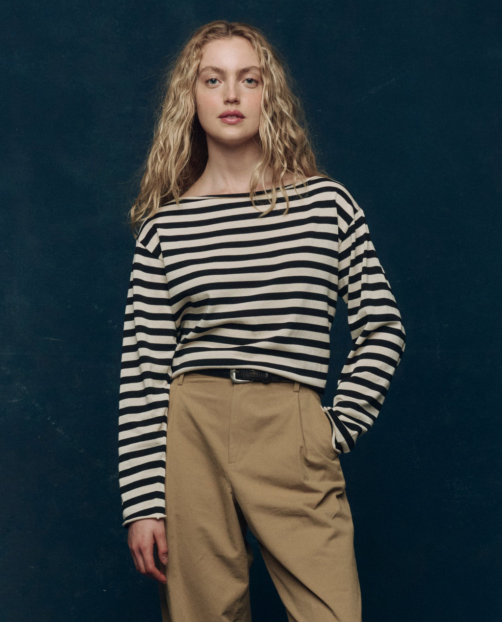 The Sailor Sweater. -- Black Stripe