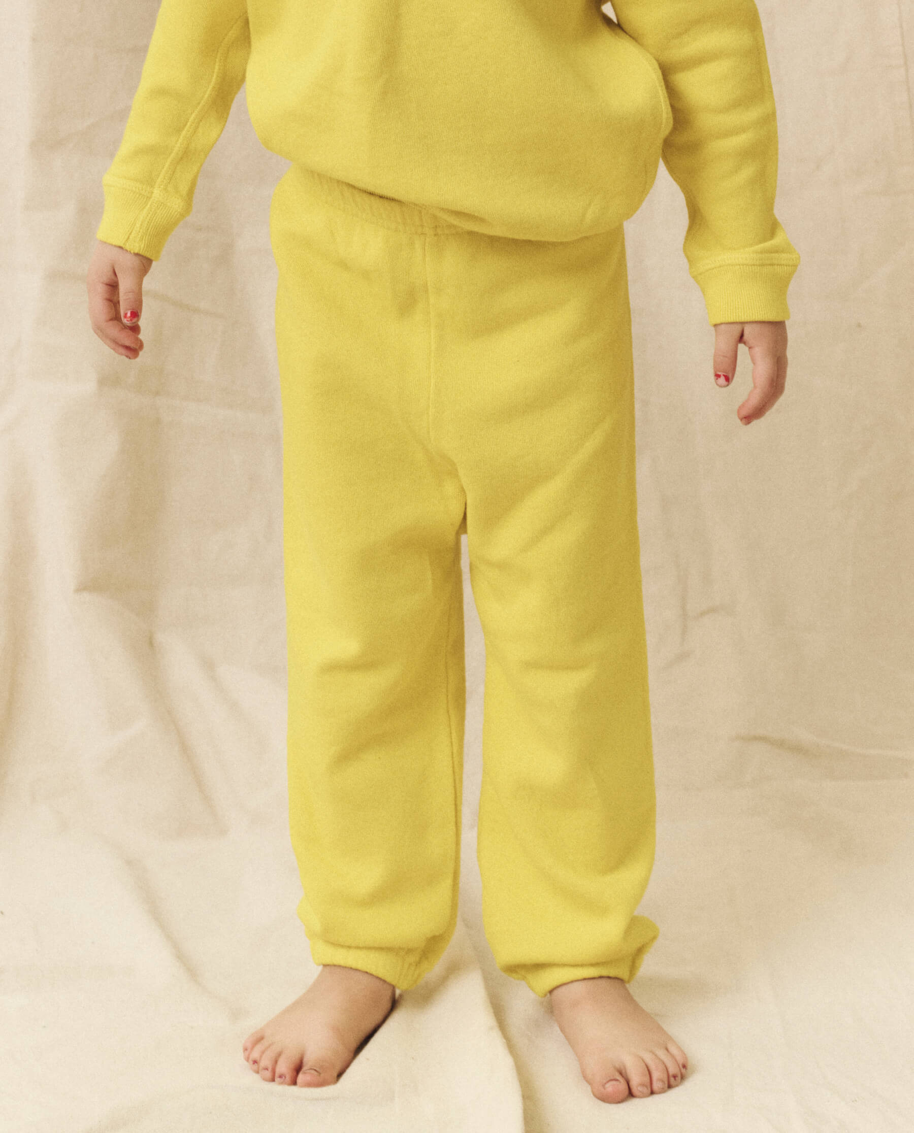 The Little Stadium Sweatpant. Solid -- Sunbeam