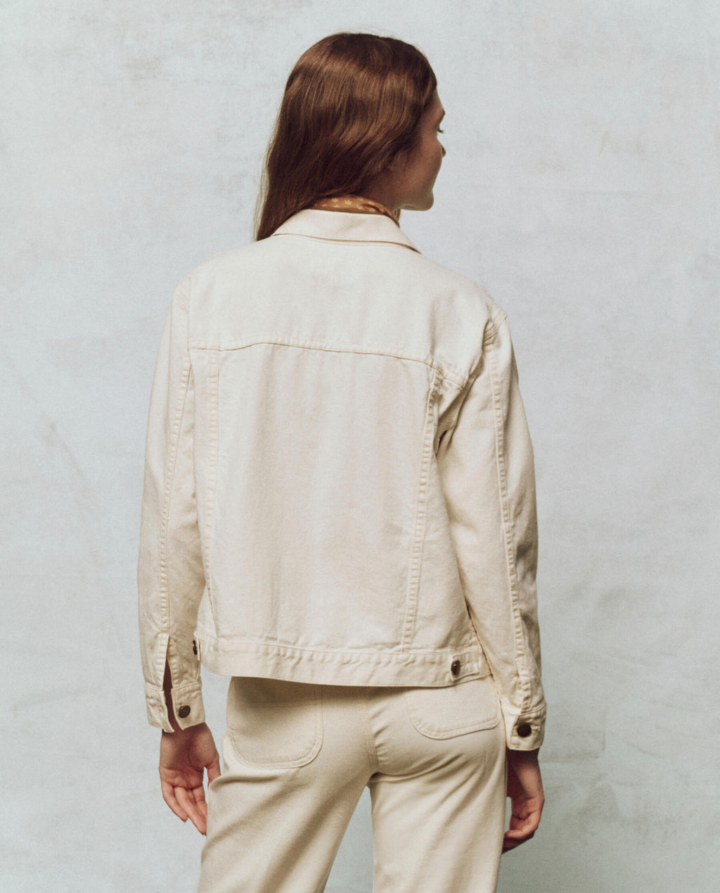 The Workwear Jean Jacket. -- Natural Hemp