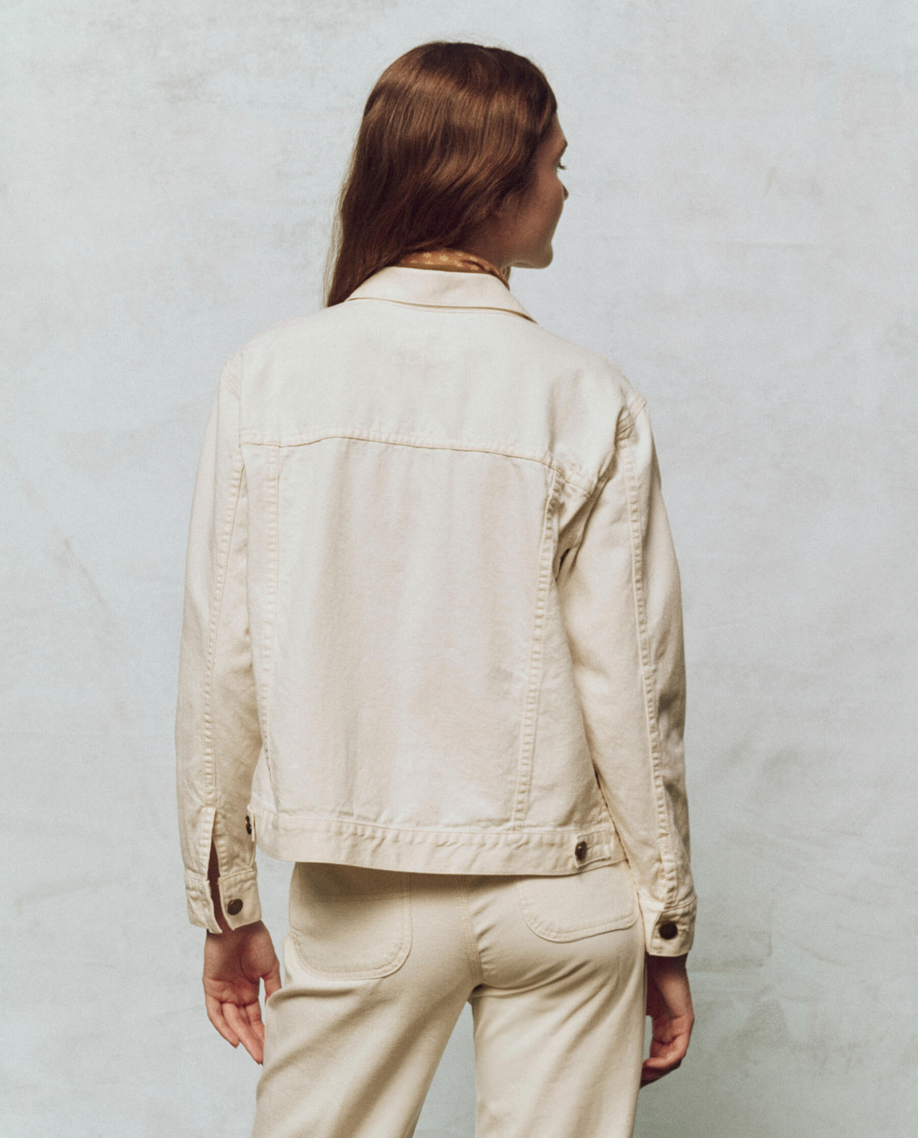The Workwear Jean Jacket. -- Natural Hemp