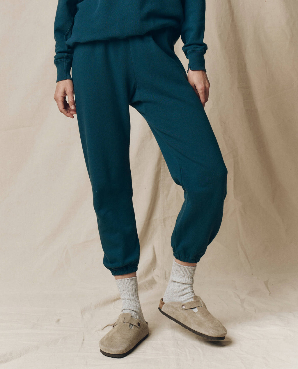 The Stadium Sweatpant. Solid -- Dark Slate