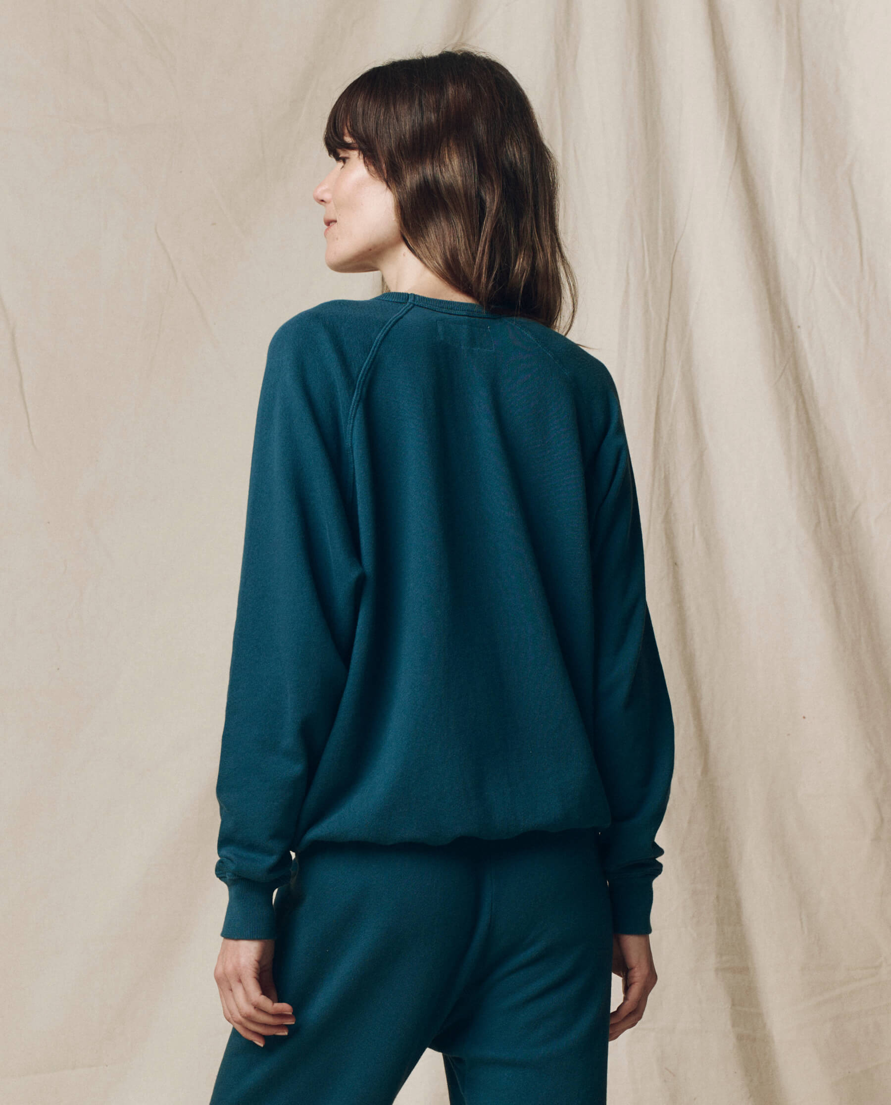 The College Sweatshirt. Solid -- Dark Slate