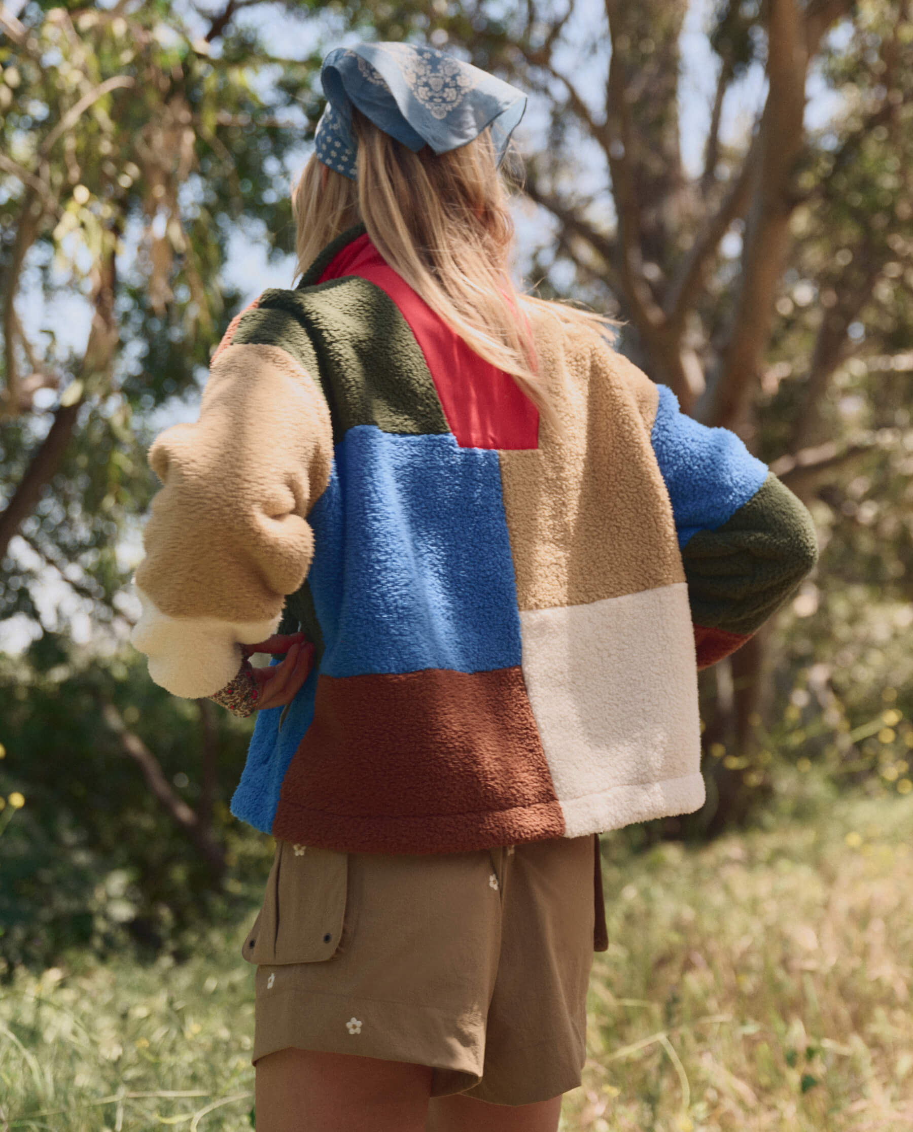 The Plush Color Block Sierra Pullover. -- Canyon Multi