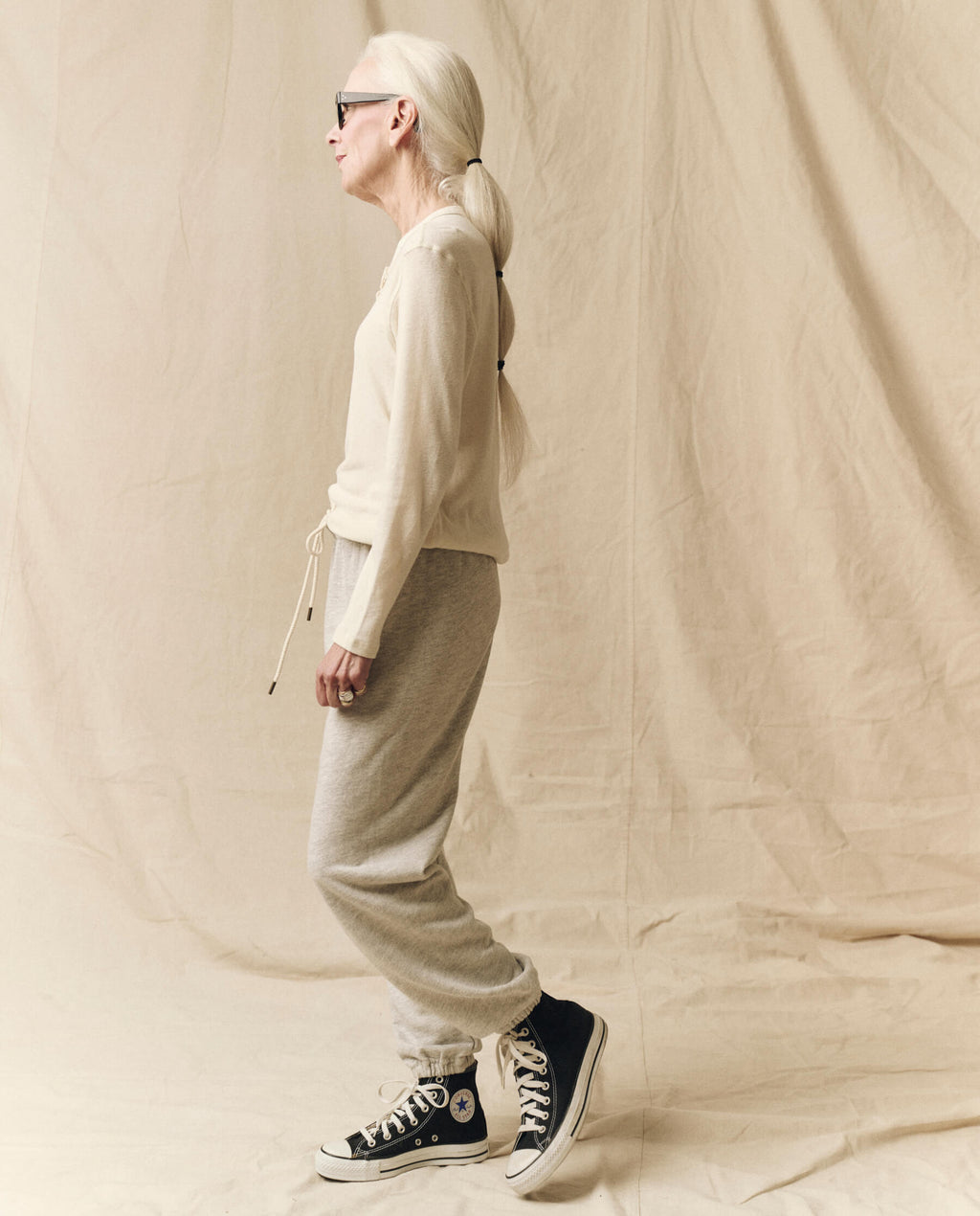 The Recycled Rib Slim Henley. -- Snow
