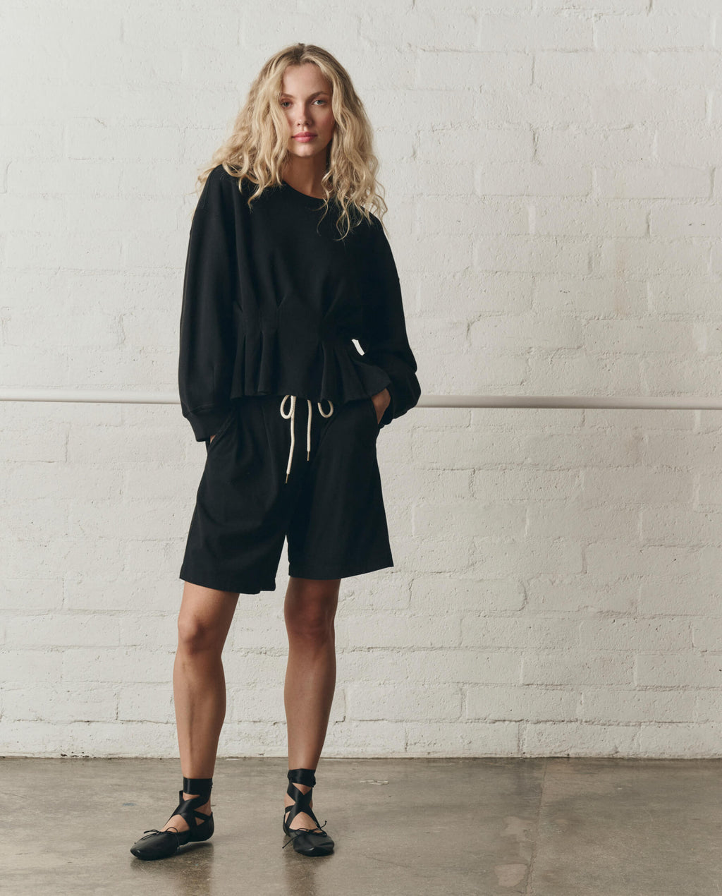 The Relaxed Sport Short. -- True Black