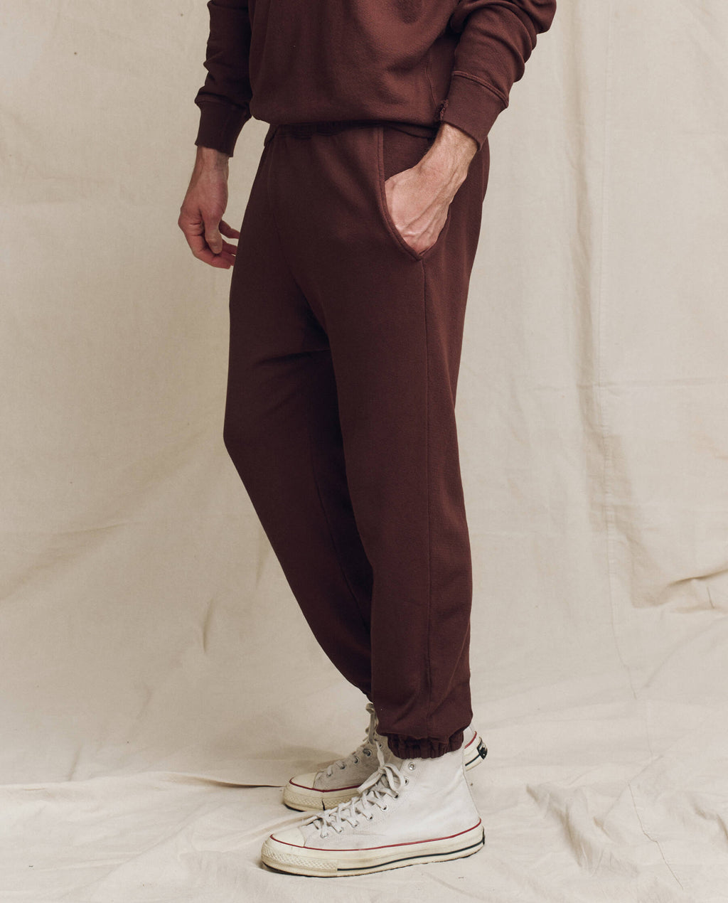 The Men's Stadium Sweatpant. -- Toasted Walnut