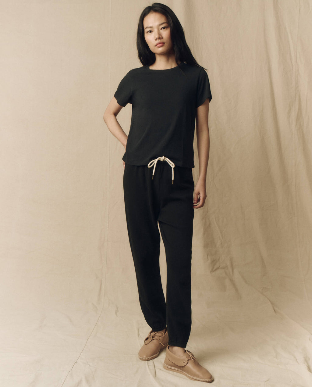 The Little Tee. Solid -- Almost Black