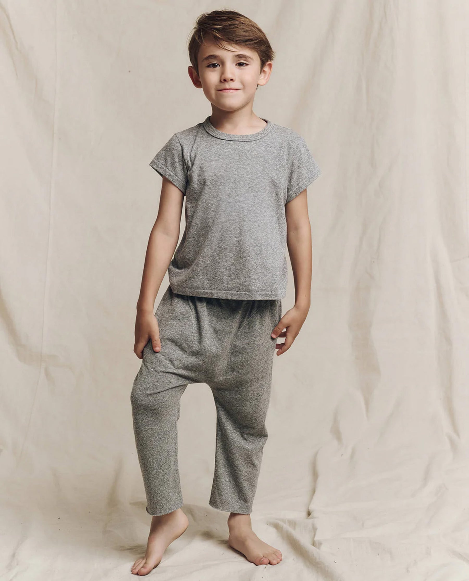 The Little Boxy Crew. Solid  -- Heather Grey