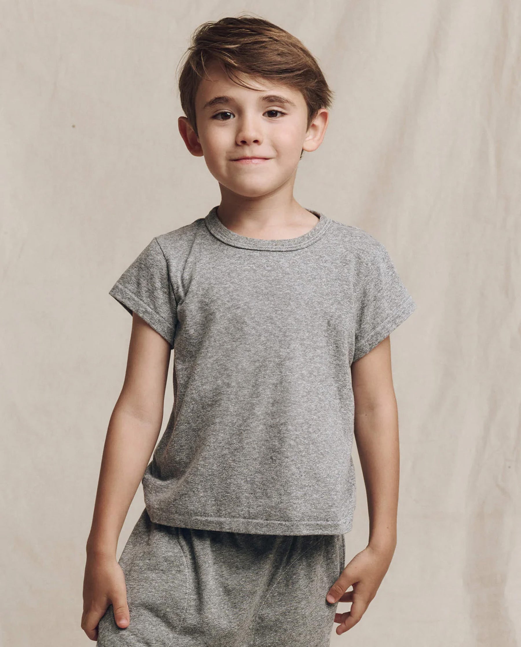 The Little Boxy Crew. Solid  -- Heather Grey