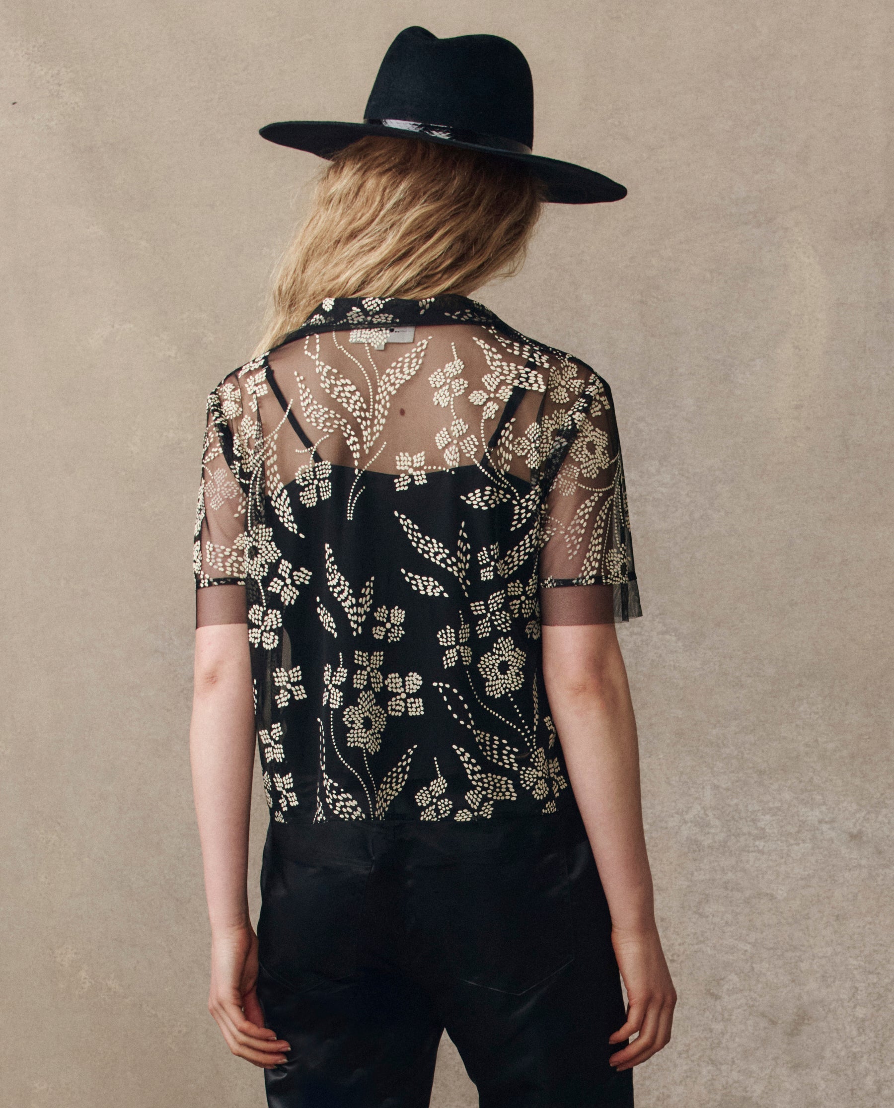 The Cotillion Top. -- Brocade Floral