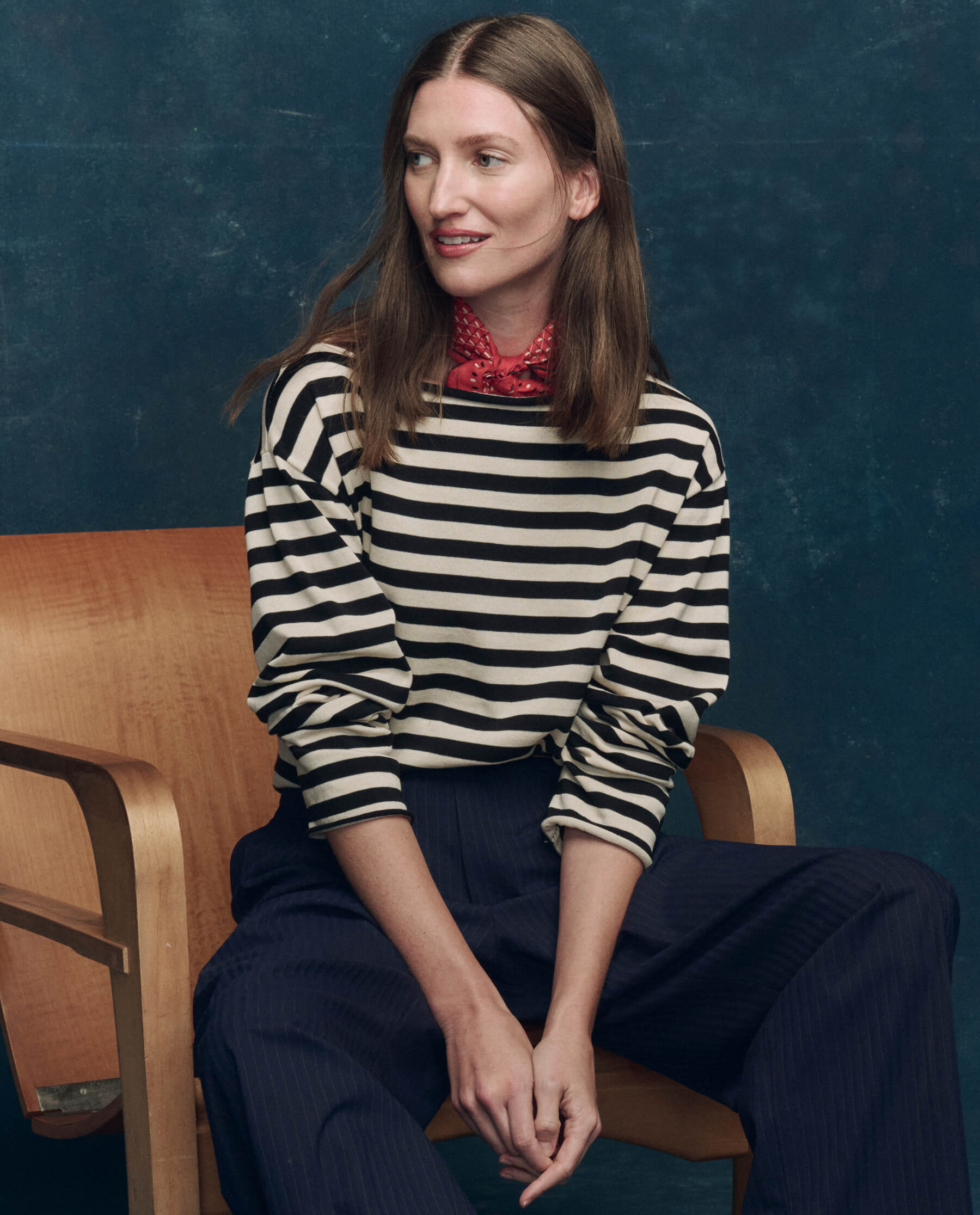 The Sailor Sweater. -- Black Stripe