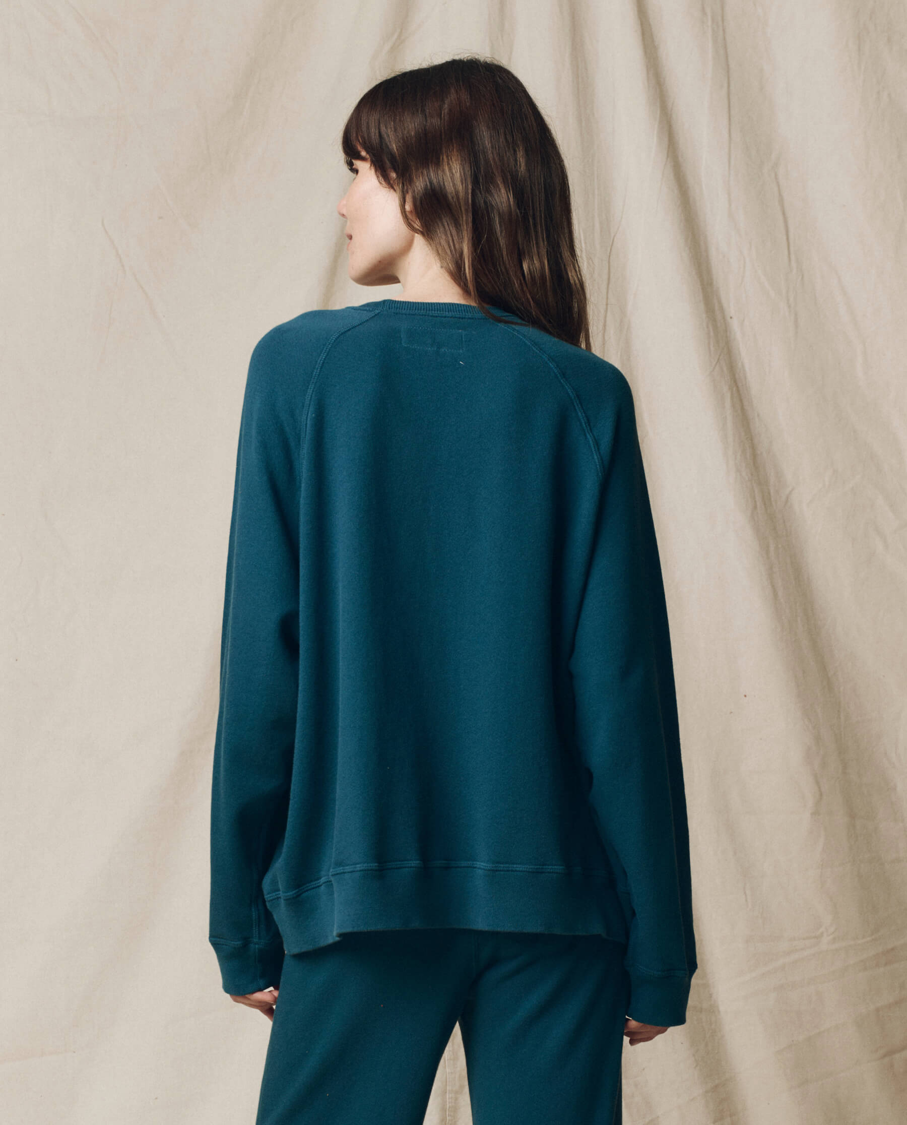 The Slouch Sweatshirt. Solid -- Dark Slate