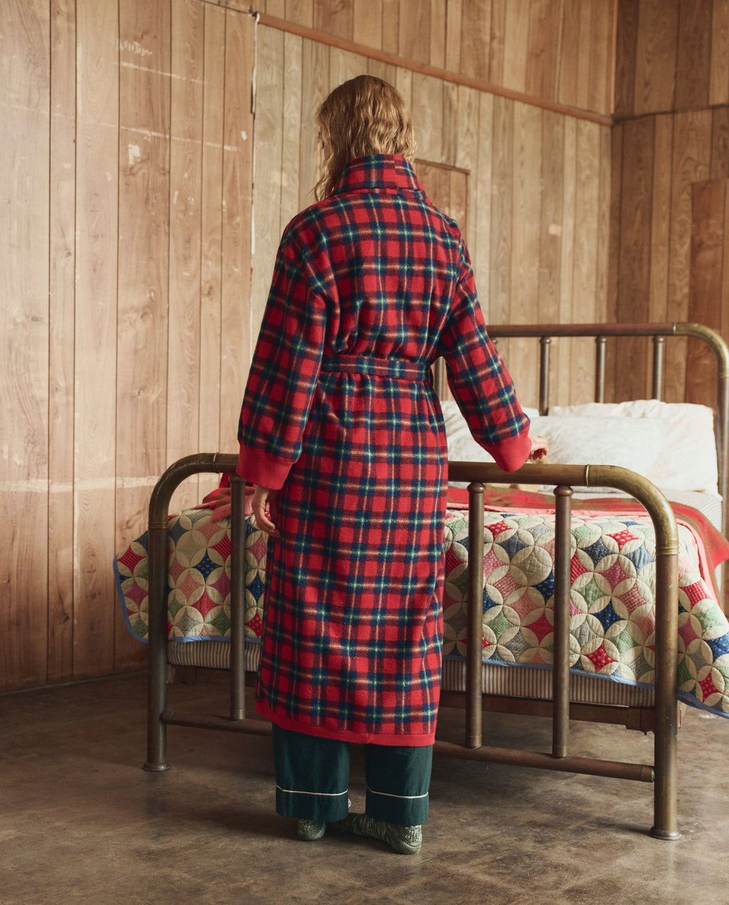 The Plush Fleece Robe. -- Cedarwoods Plaid