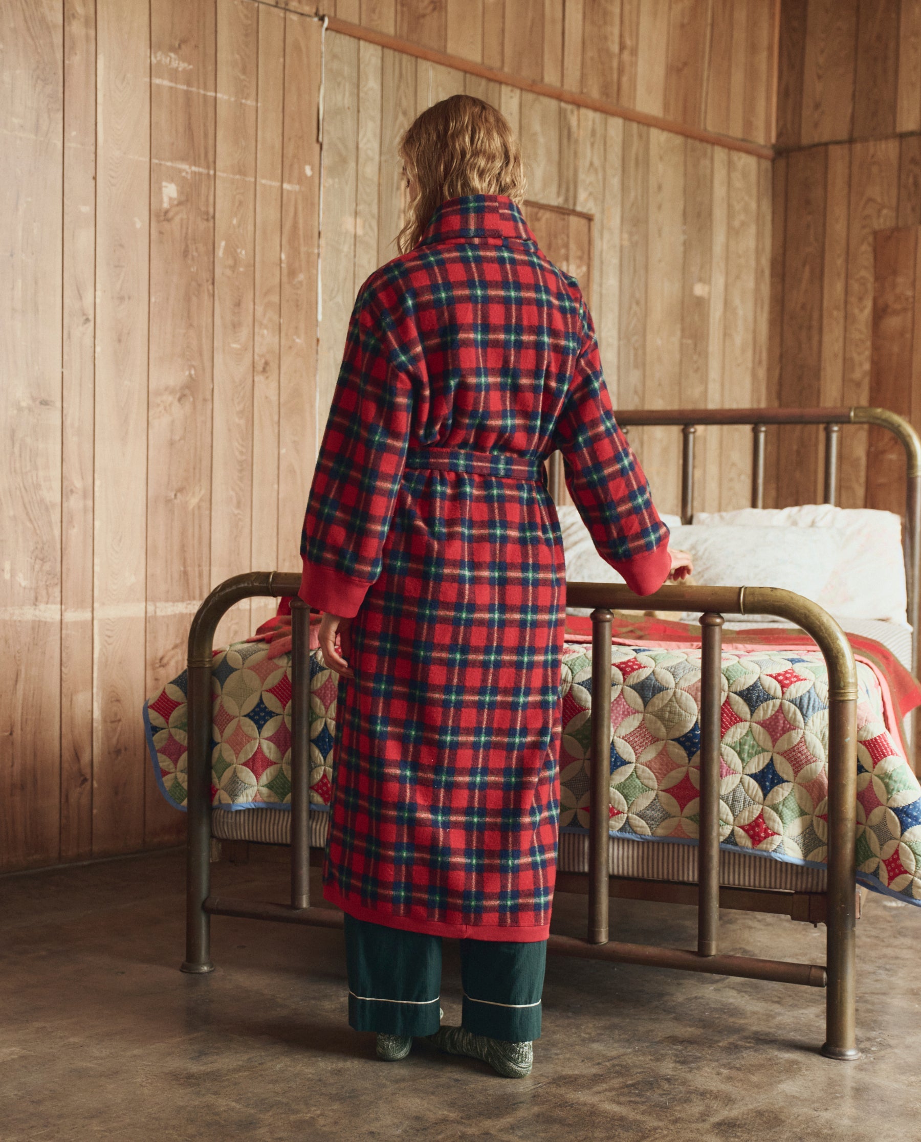 The Plush Fleece Robe. -- Cedarwoods Plaid