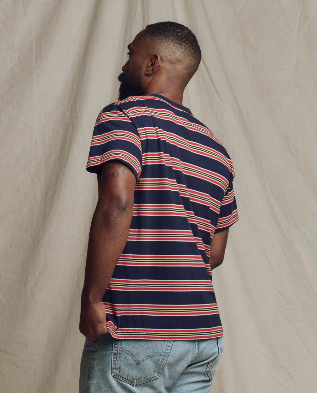 The Men's Boxy Crew. -- Scout Stripe