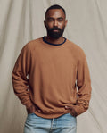 The Men's College Sweatshirt. Solid -- Rust