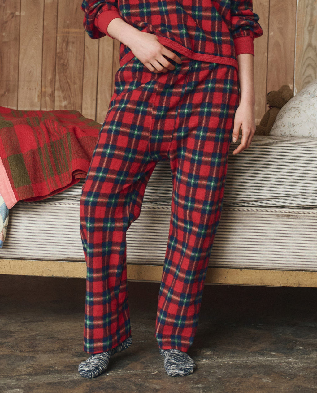 The Plush Fleece Pajama Pant. -- Cedarwoods Plaid