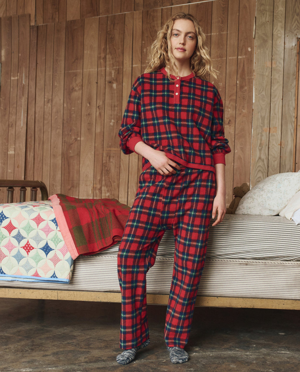 The Plush Fleece Pajama Pant. -- Cedarwoods Plaid