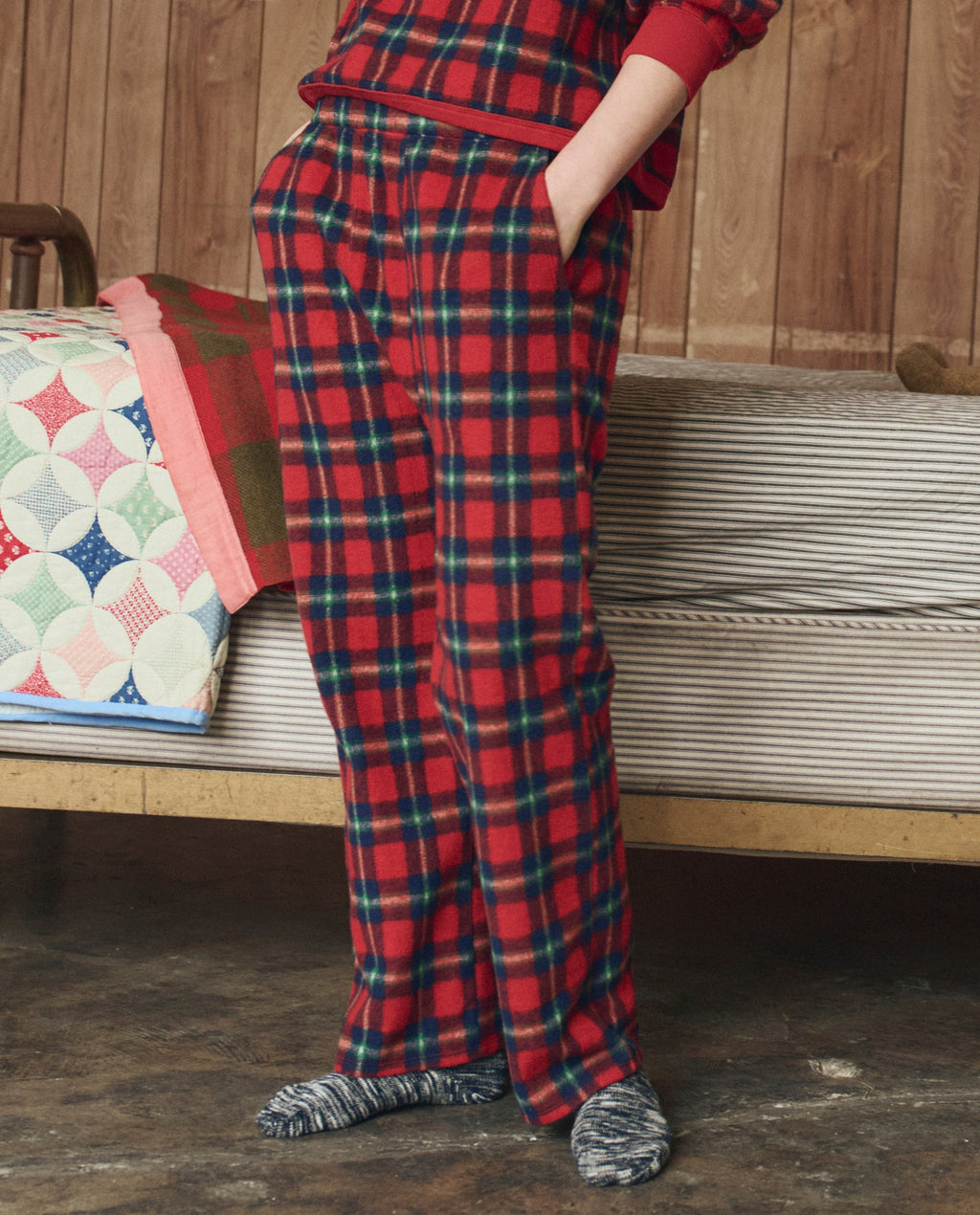 The Plush Fleece Pajama Pant. -- Cedarwoods Plaid