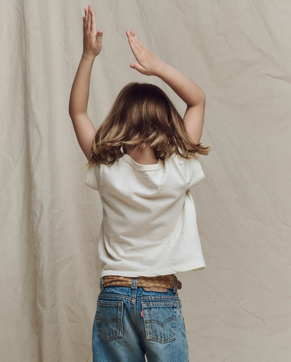 The Little Boxy Crew w/ Rider Graphic. Novelty -- Washed White