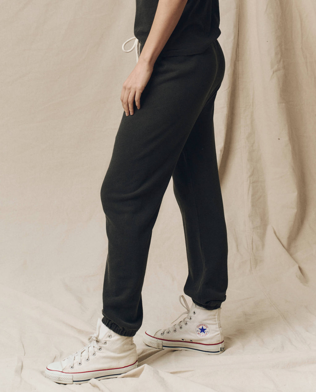 The Stadium Sweatpant. Solid -- Washed Black