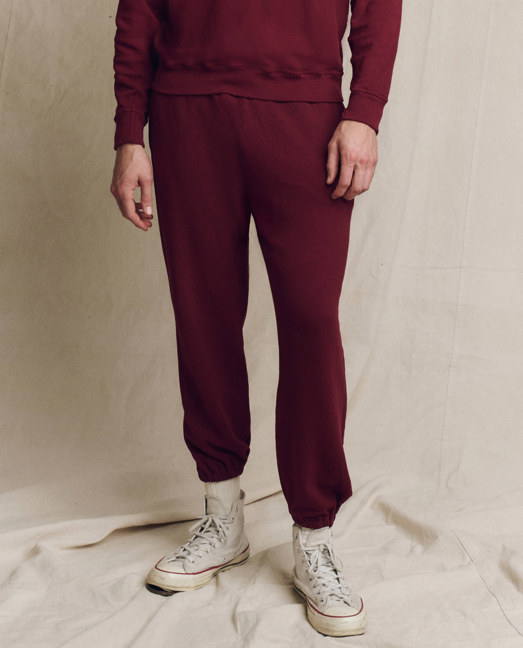 The Men's Stadium Sweatpant. Solid -- Plum