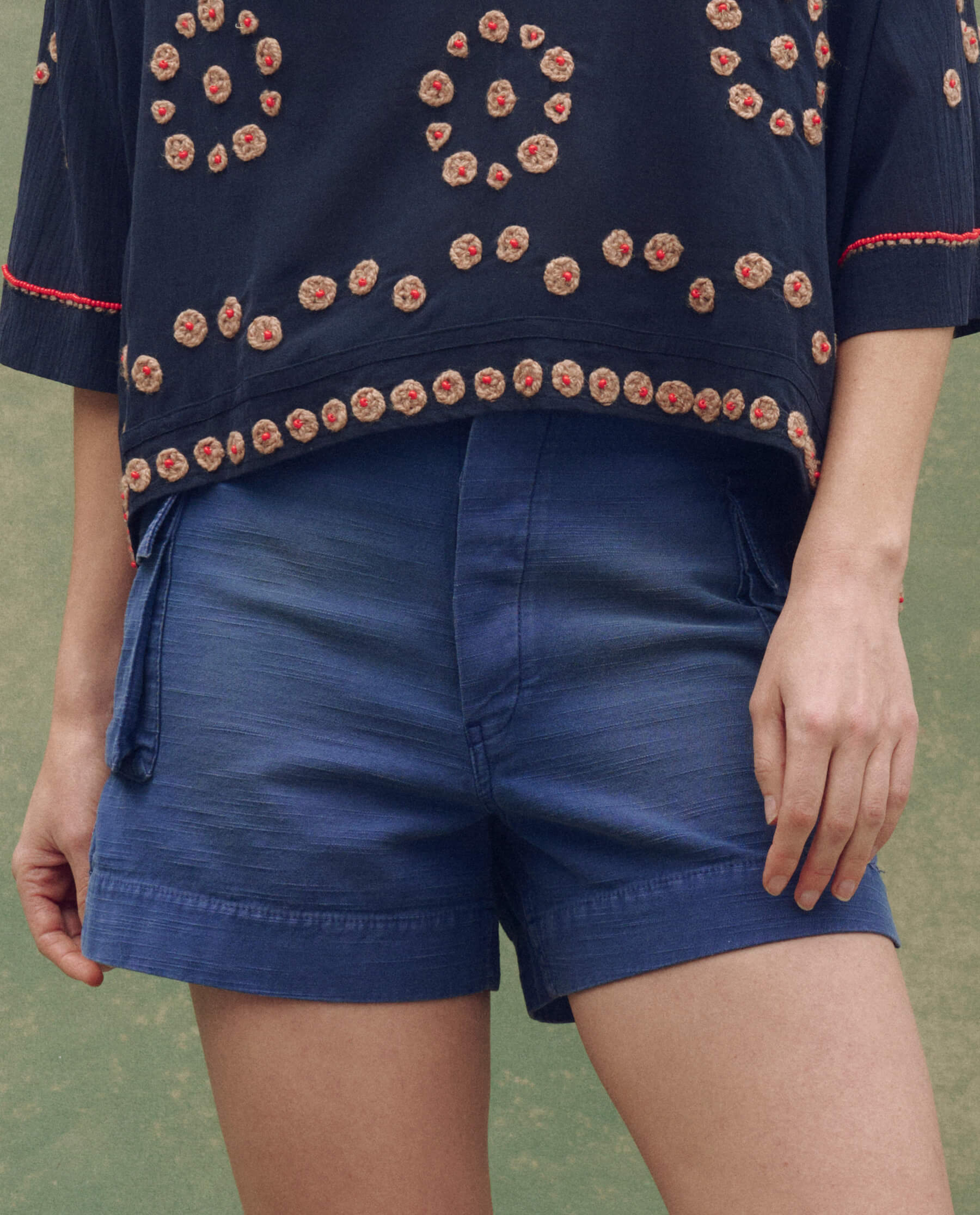 The Cargo Fatigue Short. -- Vintage Blue